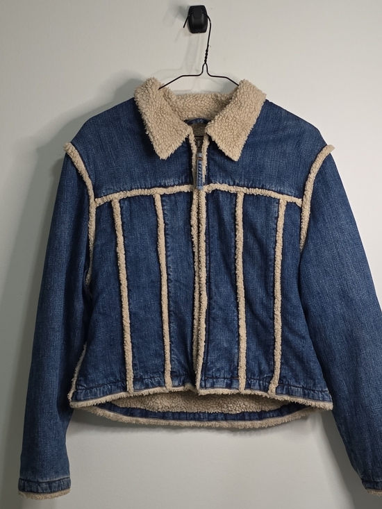 Wrangler Jackets & Blazers - Wrangler Women's Sherpa Lined Jean Jacket Western Size M
